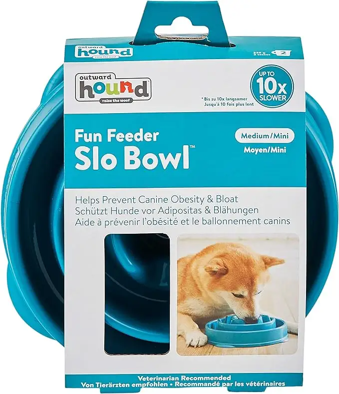 Comedero Outward Hound Fun Feeder Slo Bowl - Imagen 8